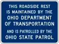 This Roadside Rest Area is Maintained by Ohio... (D5-H18)