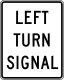 Left turn signal