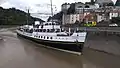 MV Balmoral pulls into Junction Lock, Bristol harbour, Aug 2017