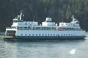 MV Illahee sailing in the San Juan Islands