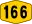 Federal Route 166 shield}}