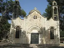 A restored Catholic Church of Ma'alul in July 2010