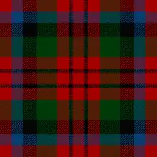 The most conventional of the Clan MacDuff tartans (main Wilsons' pattern)