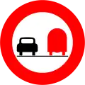 14b) — No overtaking by trucks