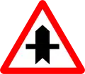 2b) — Crossroads with a road that does not have priority