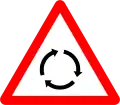 7i) — Roundabout ahead