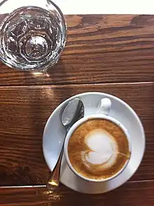 Caffè macchiato as served in Papua New Guinea