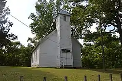 Former Macedonia Baptist Church on Macedonia-Burlington Road