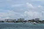 Skyline of hotel and resorts