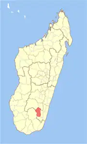 Location in Madagascar