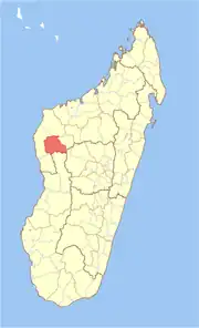 Location in Madagascar