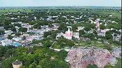 Madagiri village from drone view