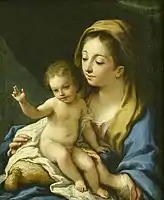 Madonna and Child by Antonio da Correggio