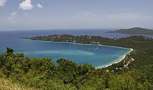 Magens Bay in northern Saint Thomas is a popular tourist attraction in the U.S.V.I.