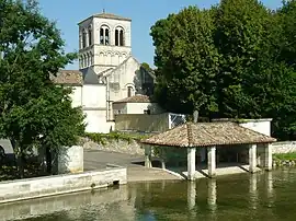 The church in Magnac-sur-Touvre