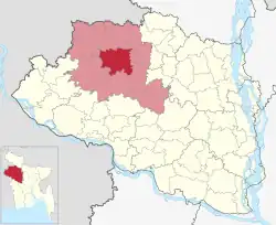 Location of Mohadevpur