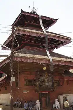 The Mahalakshmi - Mahabhairav Temple in Lubhu