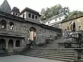 Fort built by Mata Ahilyabai Holkar the ruler of Maheshwar Mandir at Maheshwar.