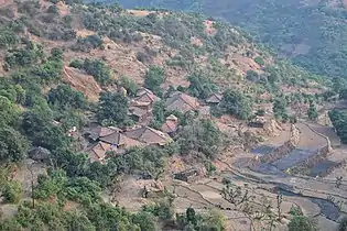 Wadibeldar village from the fort