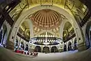 Main Prayer Hall standing at the Mehrab Side