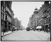 Fuller Block in Springfield (Massachusetts, USA), domes since removed