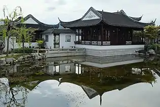 Image 52Main hall and tea house in Dunedin Chinese Garden (from Chinese culture)