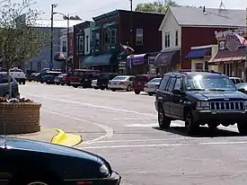 Looking north along N. Whittaker Street