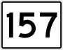 State Route 157 marker