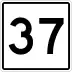 State Route 37 marker