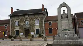 The town hall in Maurupt-le-Montois