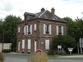 The town hall in Saint-Sulpice