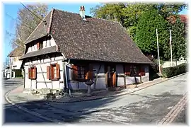 The town hall in Obermorschwiller