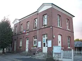 The town hall in La Haye