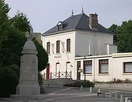 The town hall of Rinxent