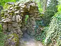 The grotto in the garden