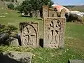 Cemetery with several khachkars