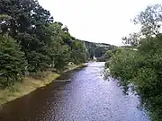 Jizera River in Malá Skála