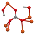 Coordination environment of carbonate