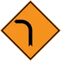 Left bend ahead