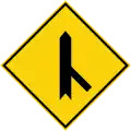 Traffic merging from the right