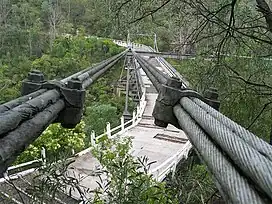 Suspension Bridge deck in 2004