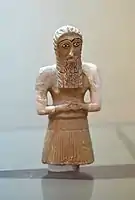 Male statuette, Nintu Temple VI, Khafajah, Iraq Museum