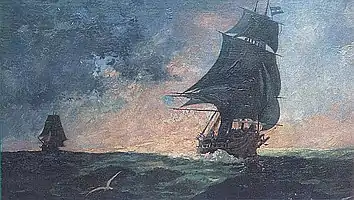 Corsair La Argentina, oil on canvas, 1895.