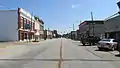 Looking east on Second Street (U.S. Highway 52) in Manchester.