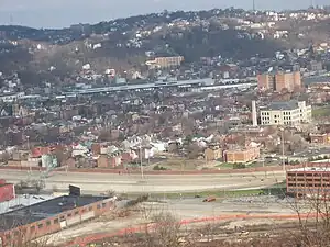 Manchester, as seen from the West End Overlook.