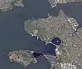 Satellite view of Māngere Bridge