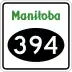 Provincial Road 394 marker