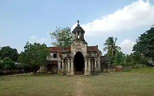 Mantri Manai, the remains of the minister's quarters of Jaffna Kingdom. It is built in a Euro-Dravidian style.