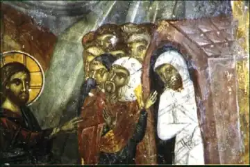 Close Up Raising of Lazarus