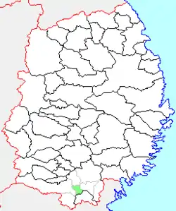 Location of Kawasaki in Iwate Prefecture